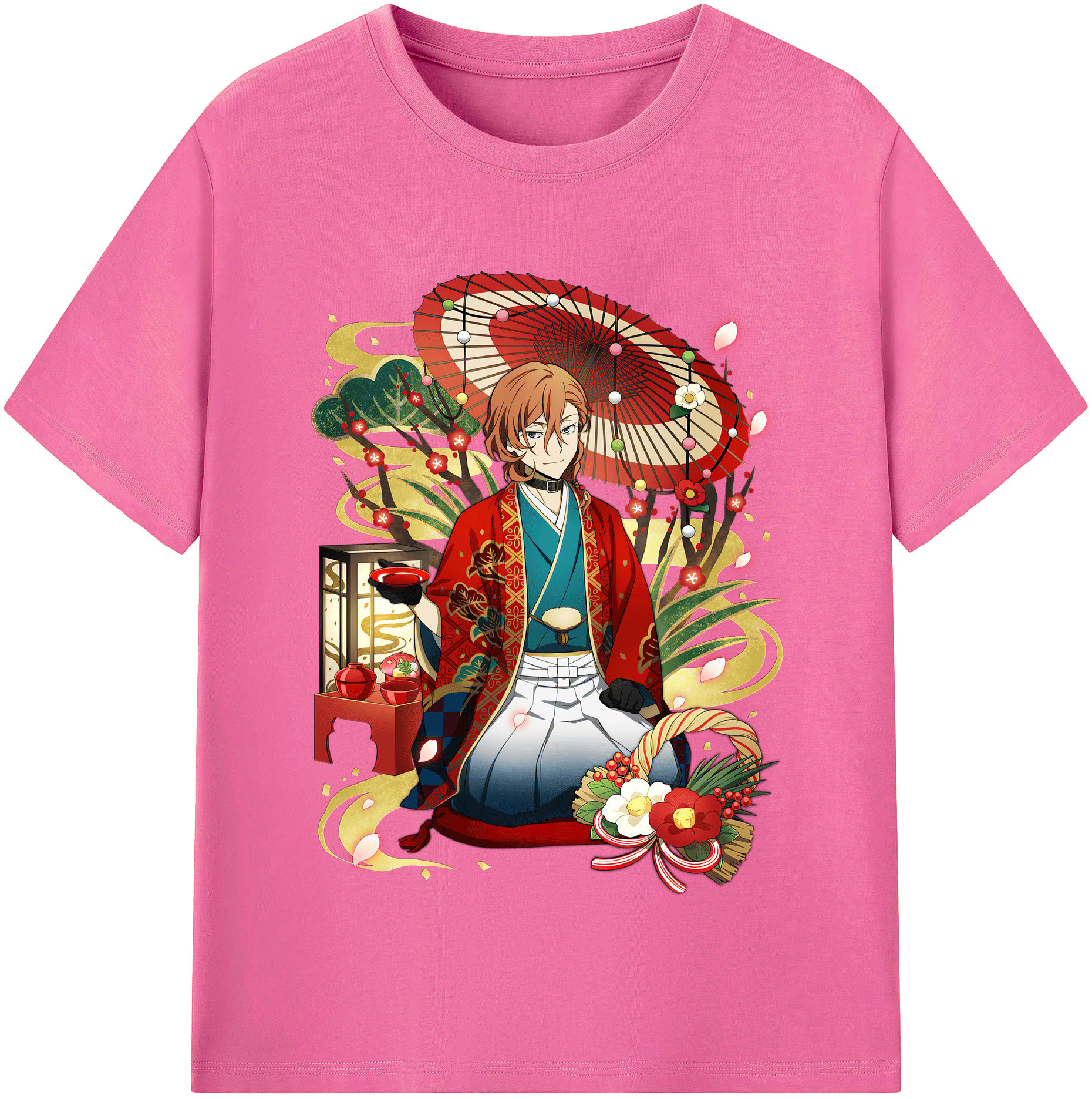 （画像用） 文豪ストレイドッグス Bungo Stray Dogs レディースカジュアルプリントTシャツ（綿100％）